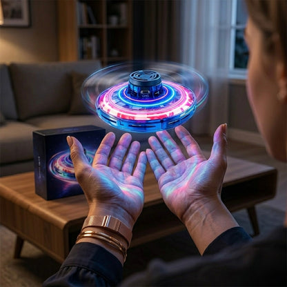 The Ultimate LED Flying Spinner :Magic Boomerang Drone(Rechargeable)