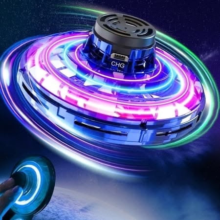 The Ultimate LED Flying Spinner :Magic Boomerang Drone(Rechargeable)